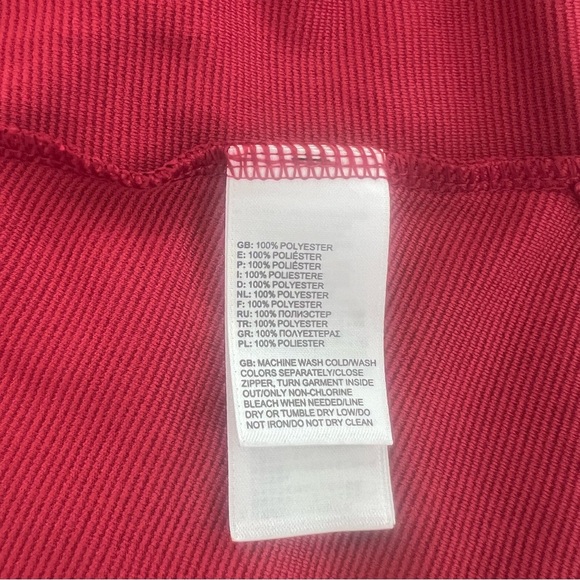 The North Face Women’s Athletic FlashDry 3/4 Zip Jacket Size XL  Burgundy - Picture 11 of 11